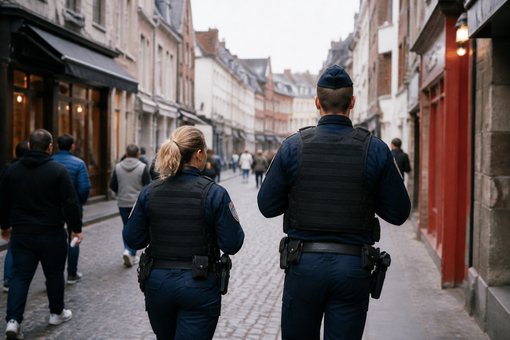 Graphiques comparant taux criminalité villes nordiques françaises